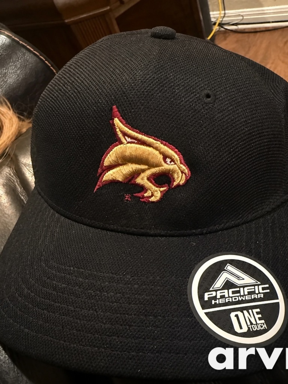 Texas State University men’s / women’s Pacific Headwear hat. OS “Eat Em Up Cats”